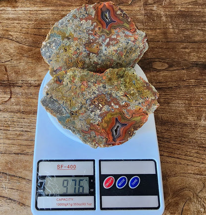 Colorful Plume Agate