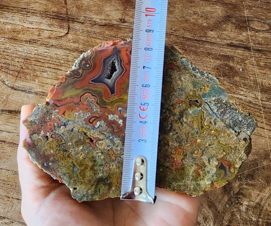 Colorful Plume Agate