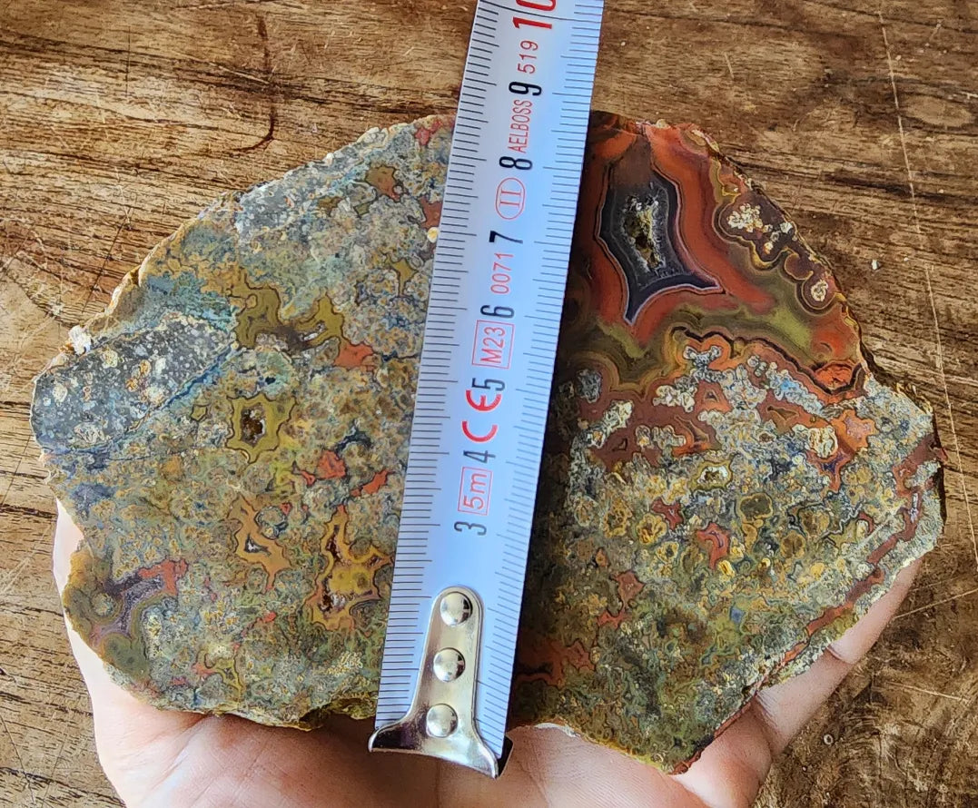Colorful Plume Agate