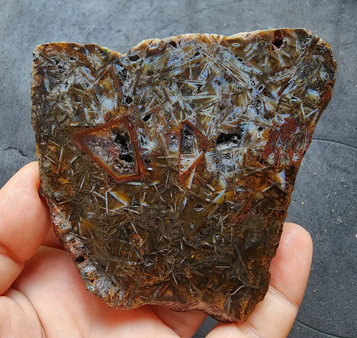 Polyhedral Agate Pair