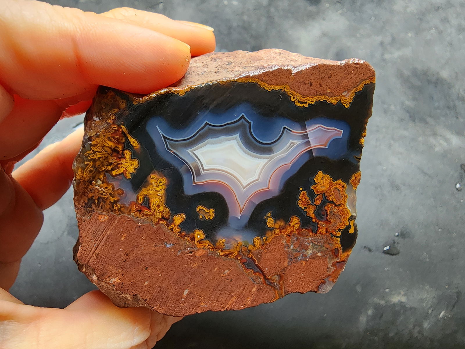 Banded & Plume Agate - We❤️Rocks