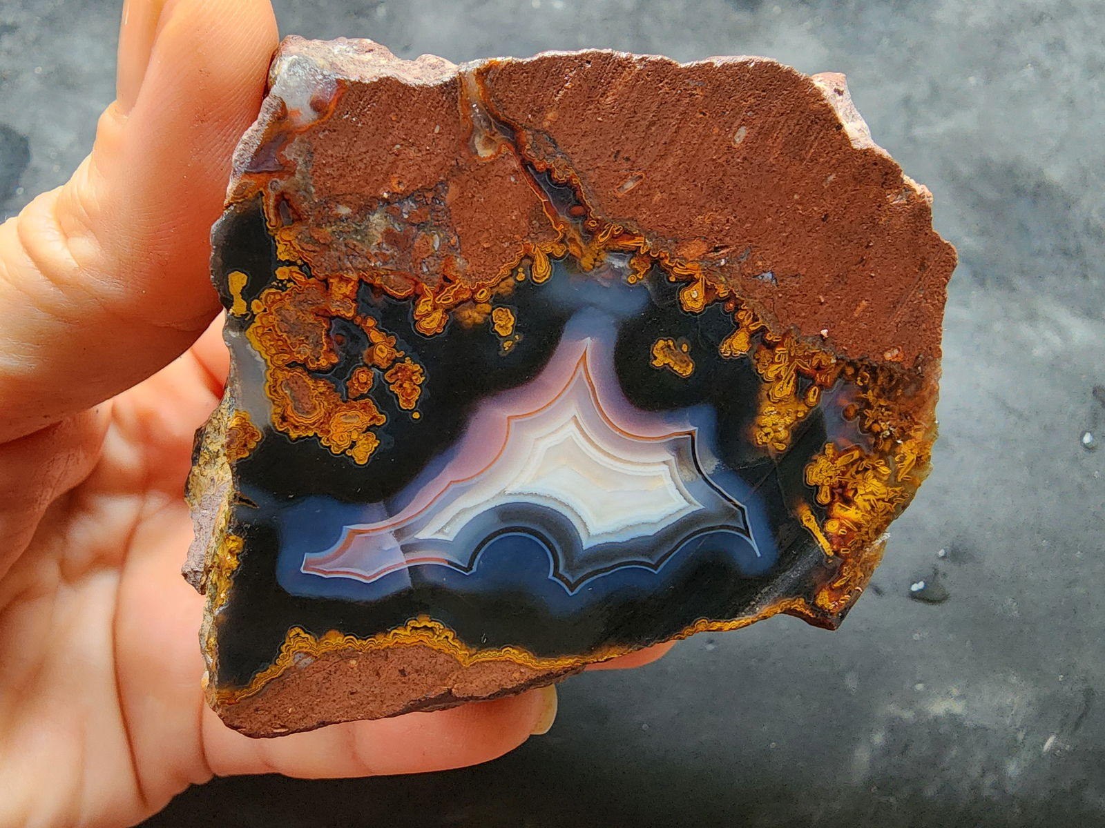 Banded & Plume Agate - We❤️Rocks