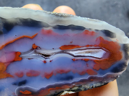 Blue & Red Agate
