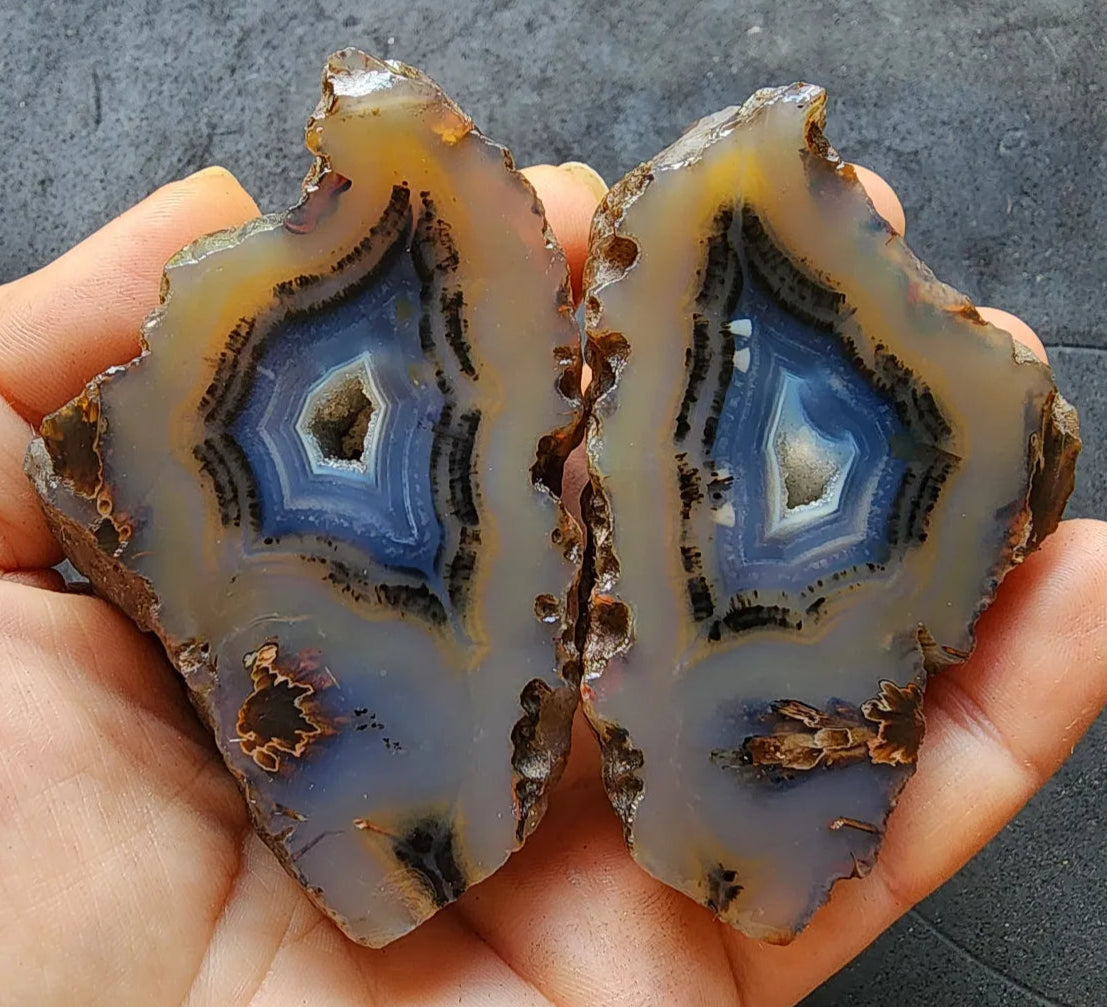 Blue Agate Geode