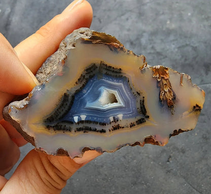 Blue Agate Geode