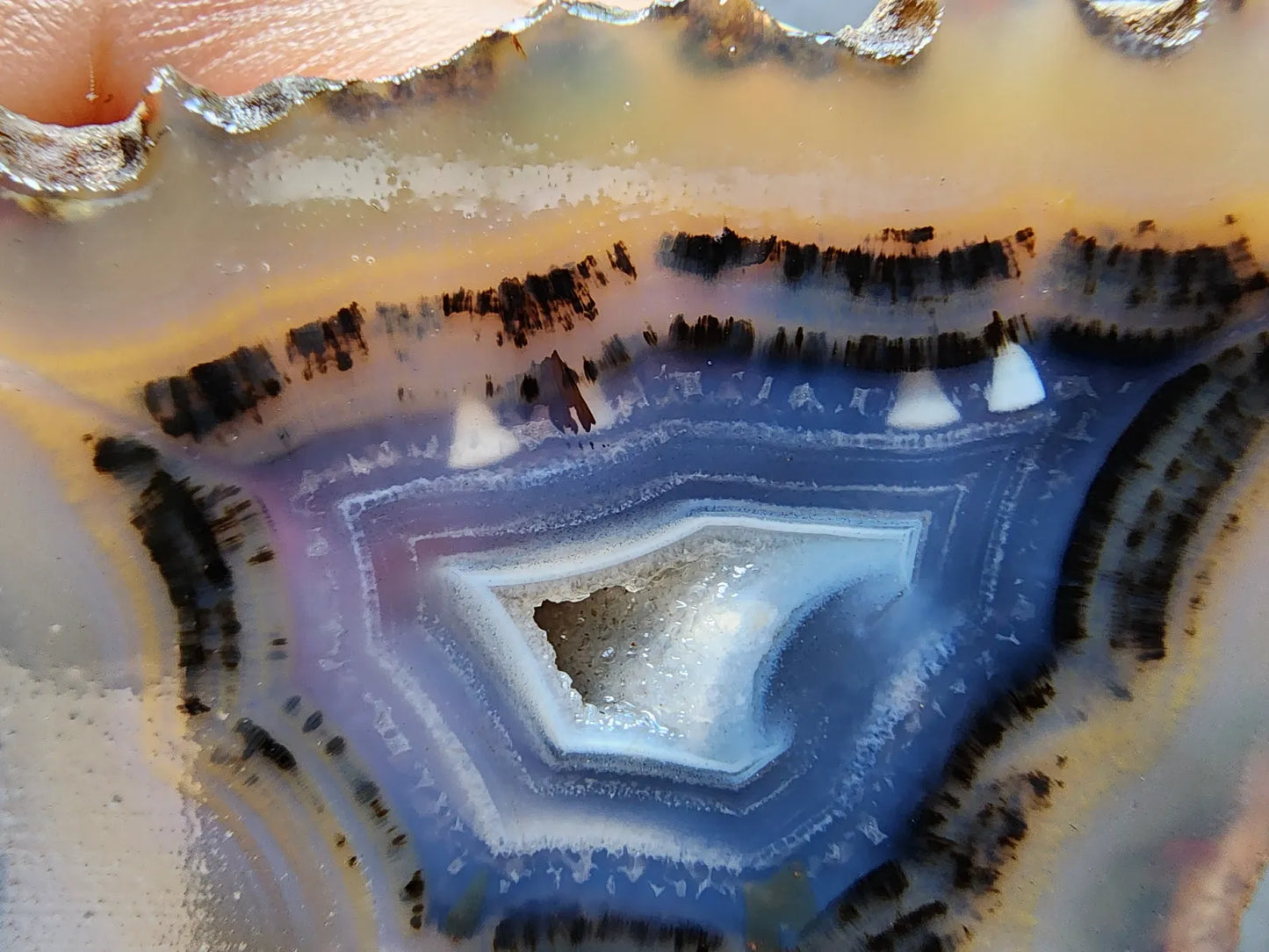 Blue Agate Geode