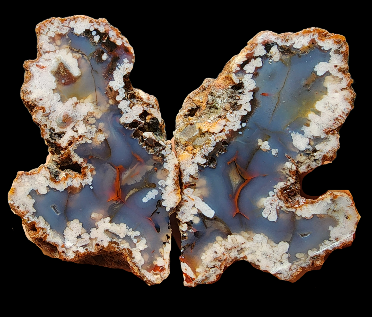 Blue Agate Pair - We❤️Rocks