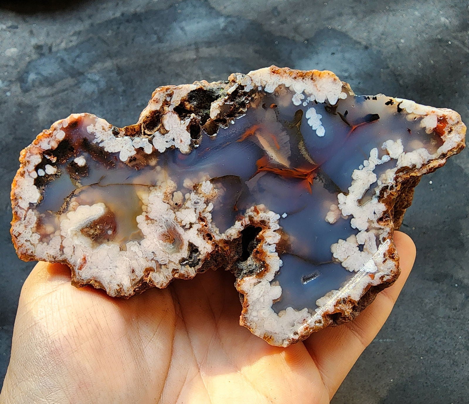 Blue Agate Pair - We❤️Rocks