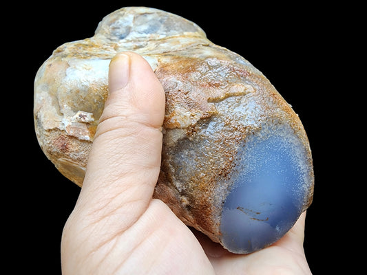 Raw Blue Chalcedony