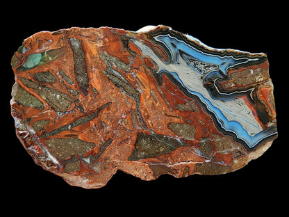 Breccia Rock with Agate - #tag1# - #tag2#