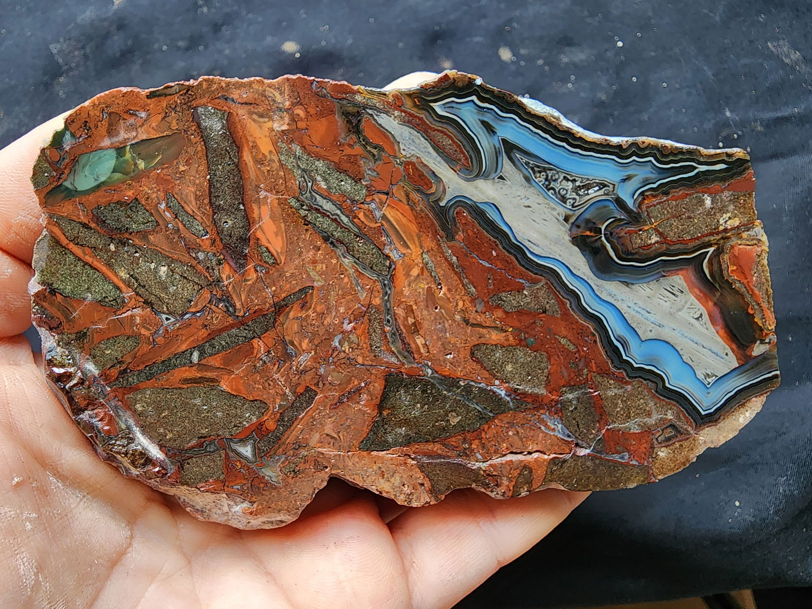 Breccia Rock with Agate - #tag1# - #tag2#