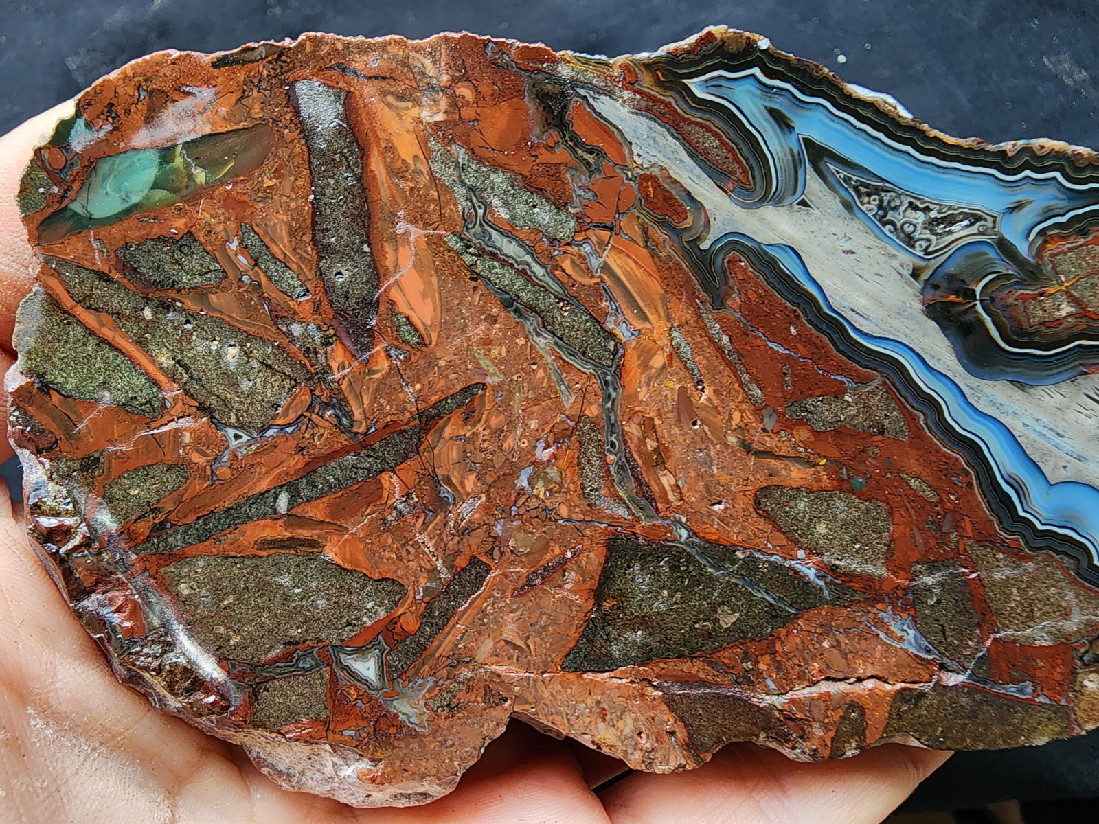 Breccia Rock with Agate - #tag1# - #tag2#