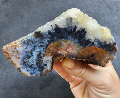 Crystal Pseudomorph Agate - #tag1# - #tag2#