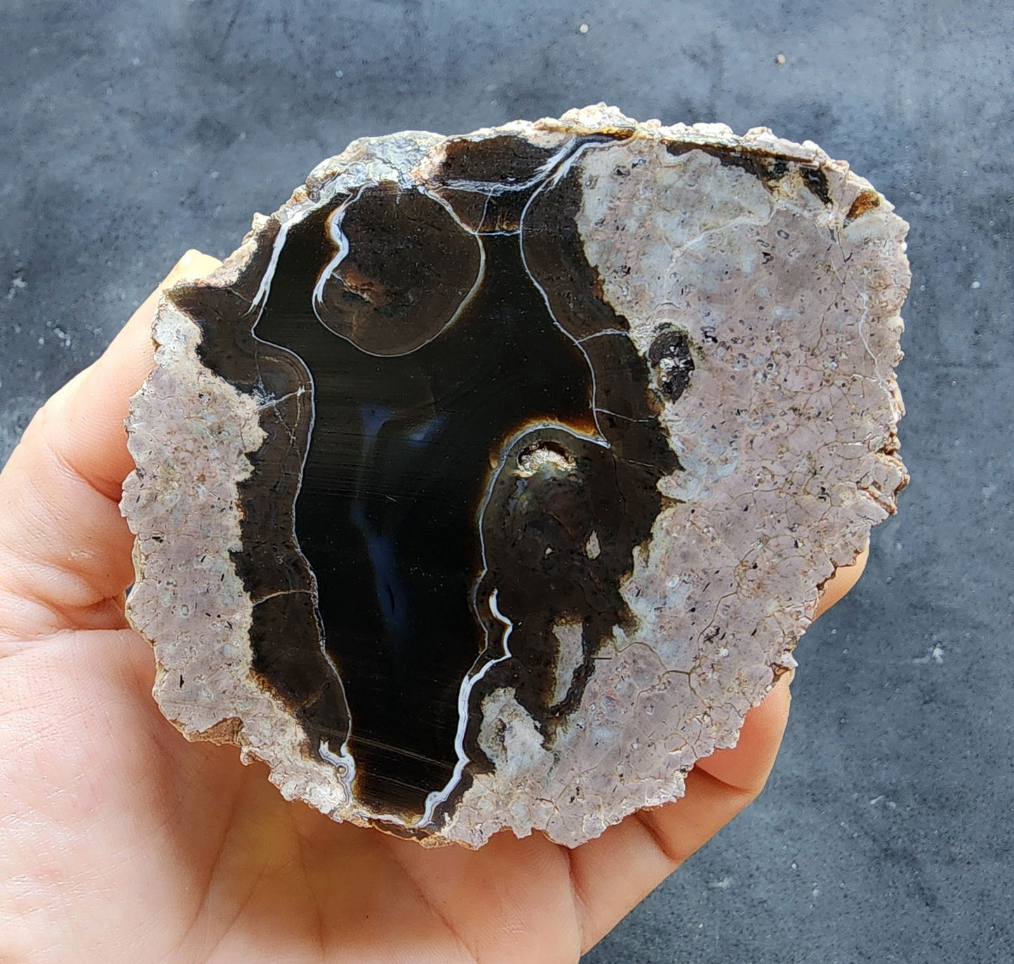 Dog Face Agate Pair - We❤️Rocks