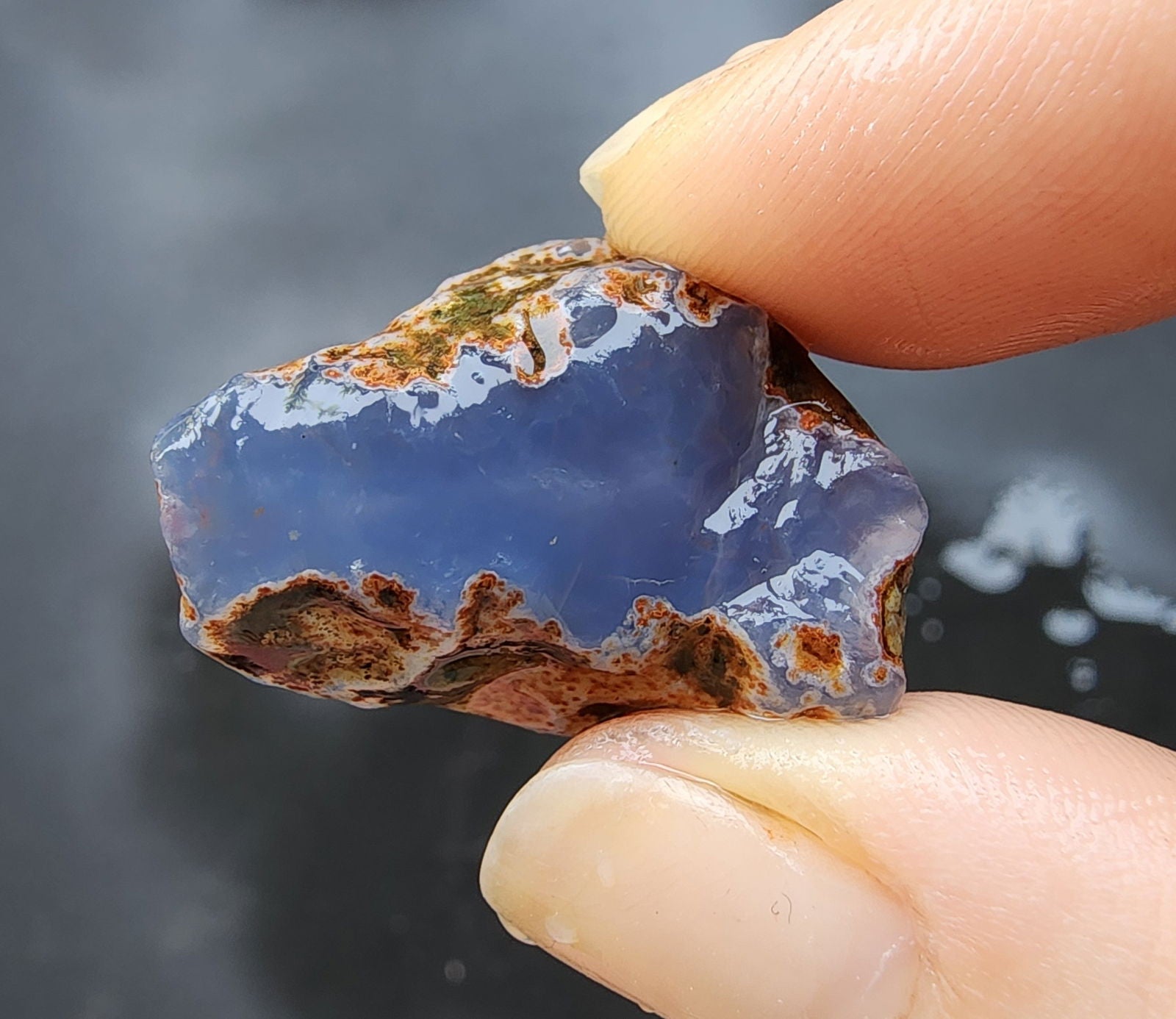 Gem Grade Blue Agate - #tag1# - #tag2#