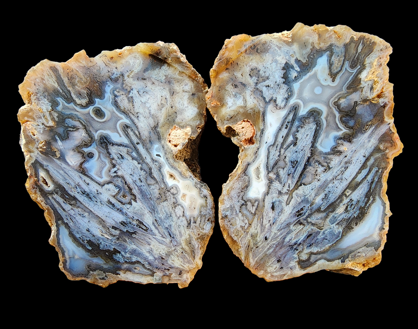 Gray & Lilac Agate Pair - We❤️Rocks