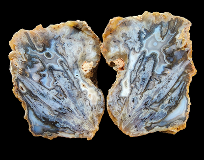 Gray & Lilac Agate Pair - We❤️Rocks