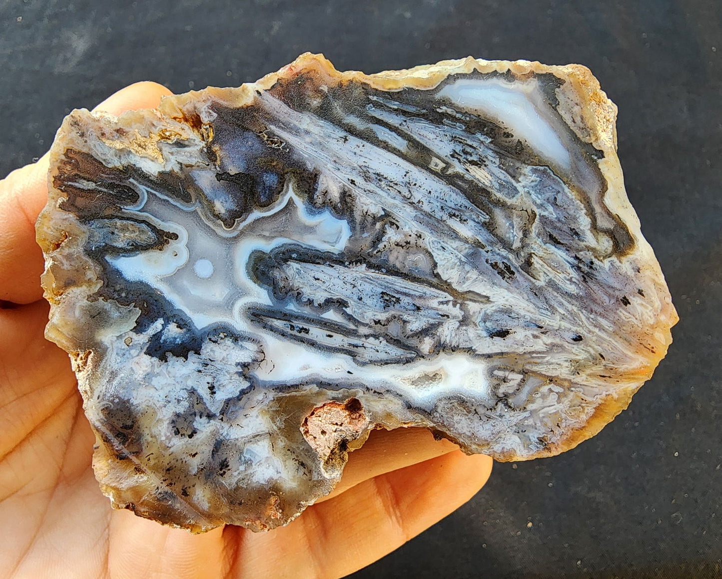 Gray & Lilac Agate Pair - We❤️Rocks