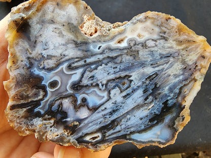 Gray & Lilac Agate Pair - We❤️Rocks