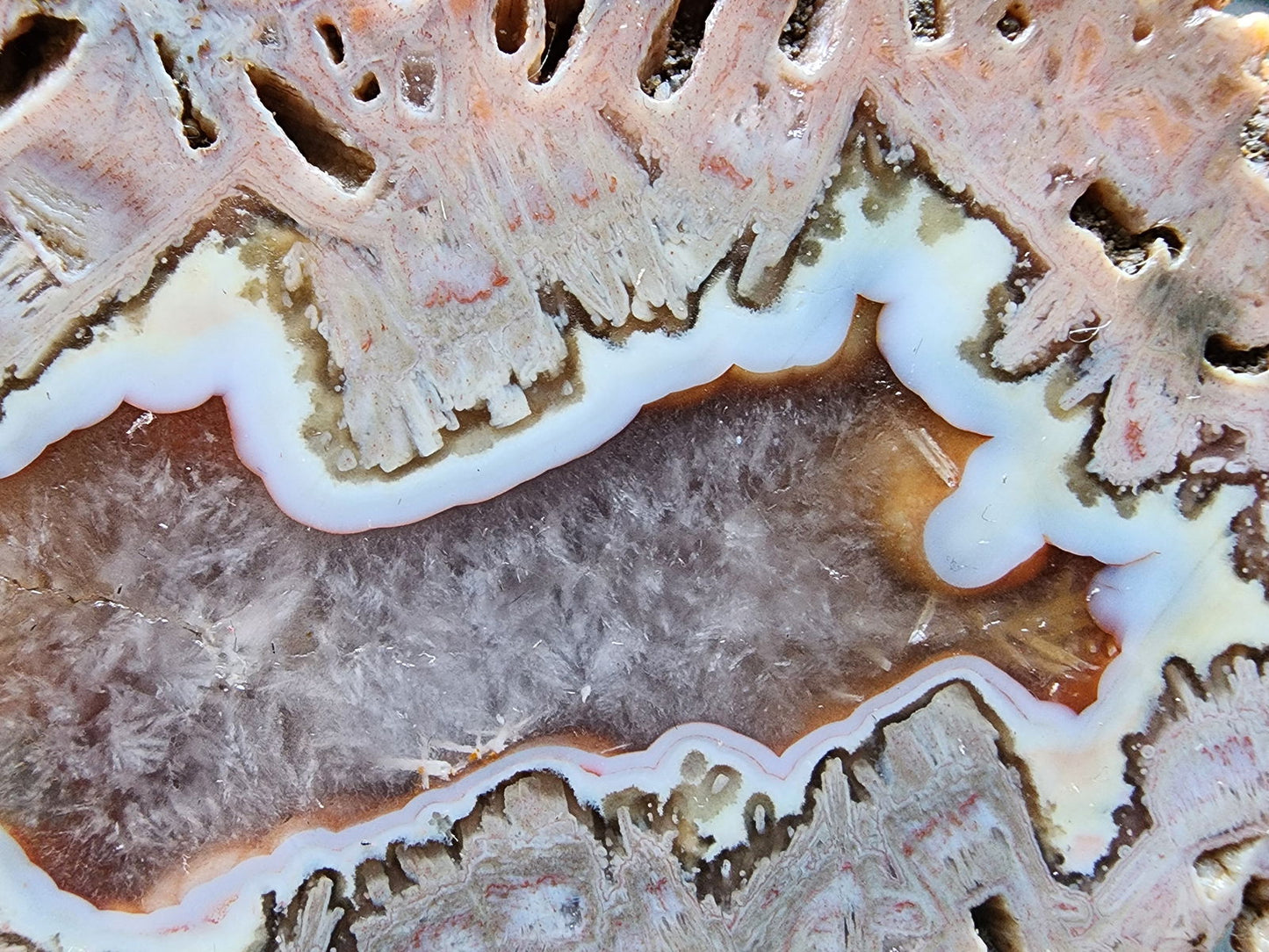 Pink Tube Agate - We❤️Rocks