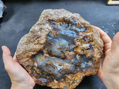 Uncut Large Agate - #tag1# - #tag2#