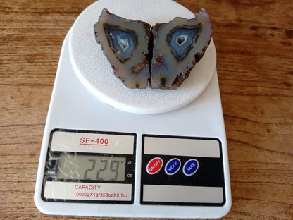 Blue Agate Geode