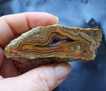 Colorful Druzy Agate