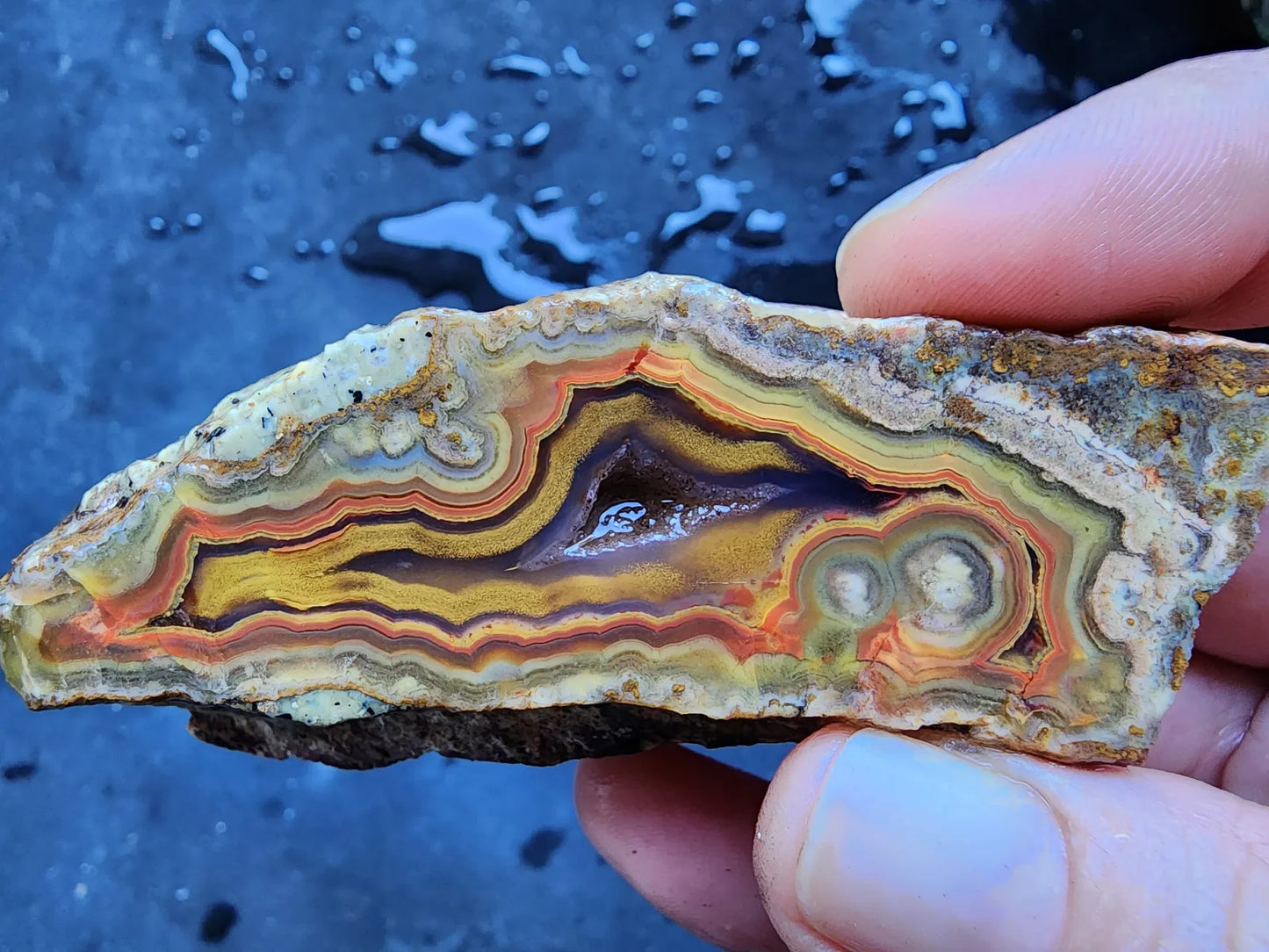 Colorful Druzy Agate
