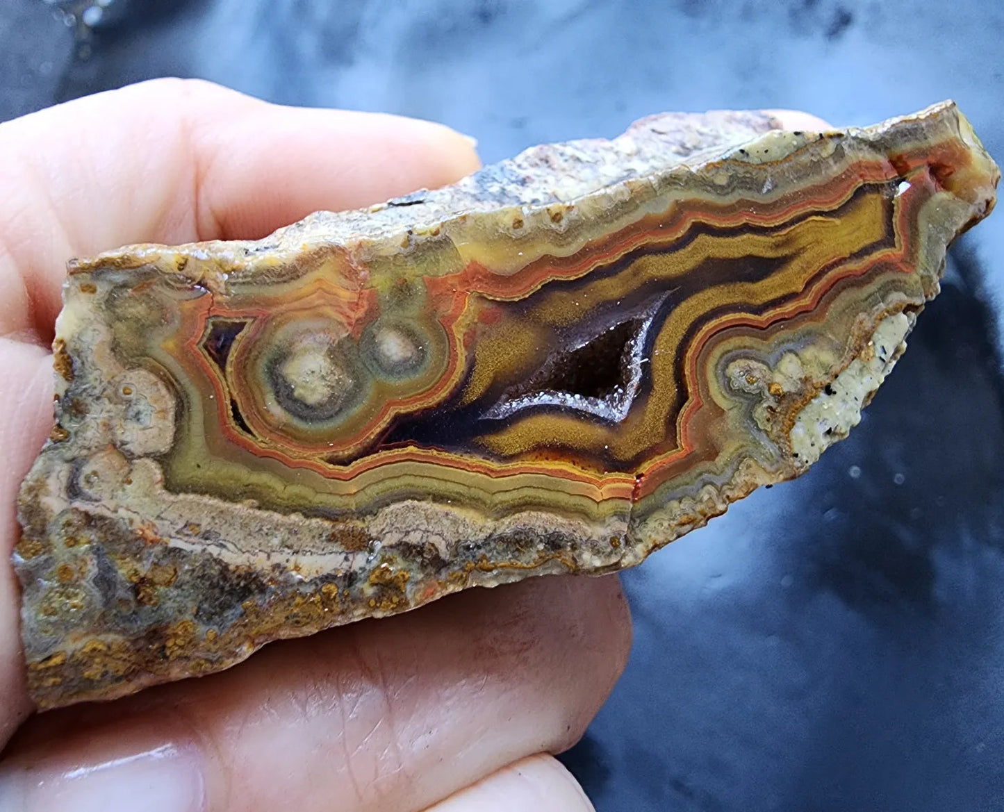 Colorful Druzy Agate