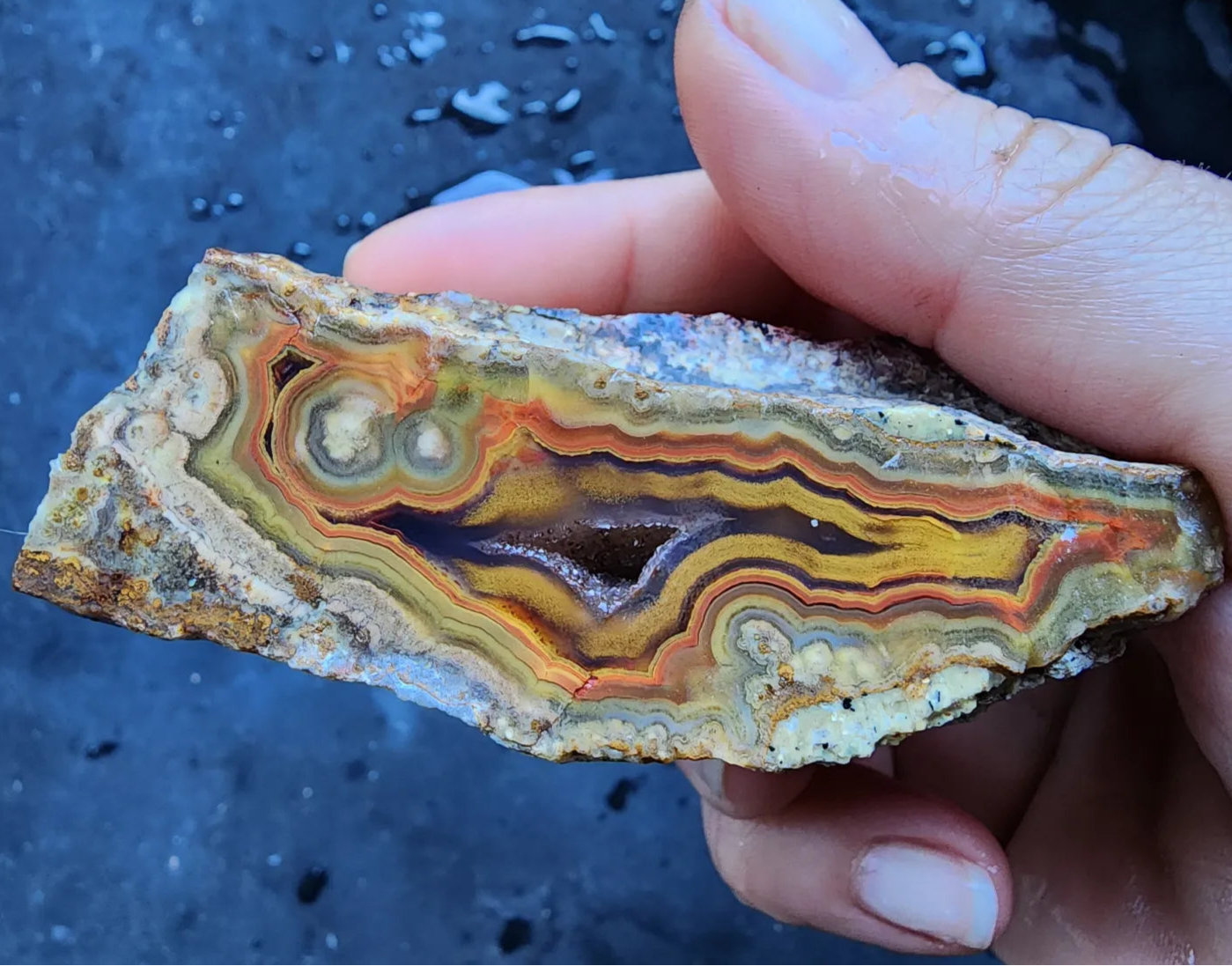 Colorful Druzy Agate