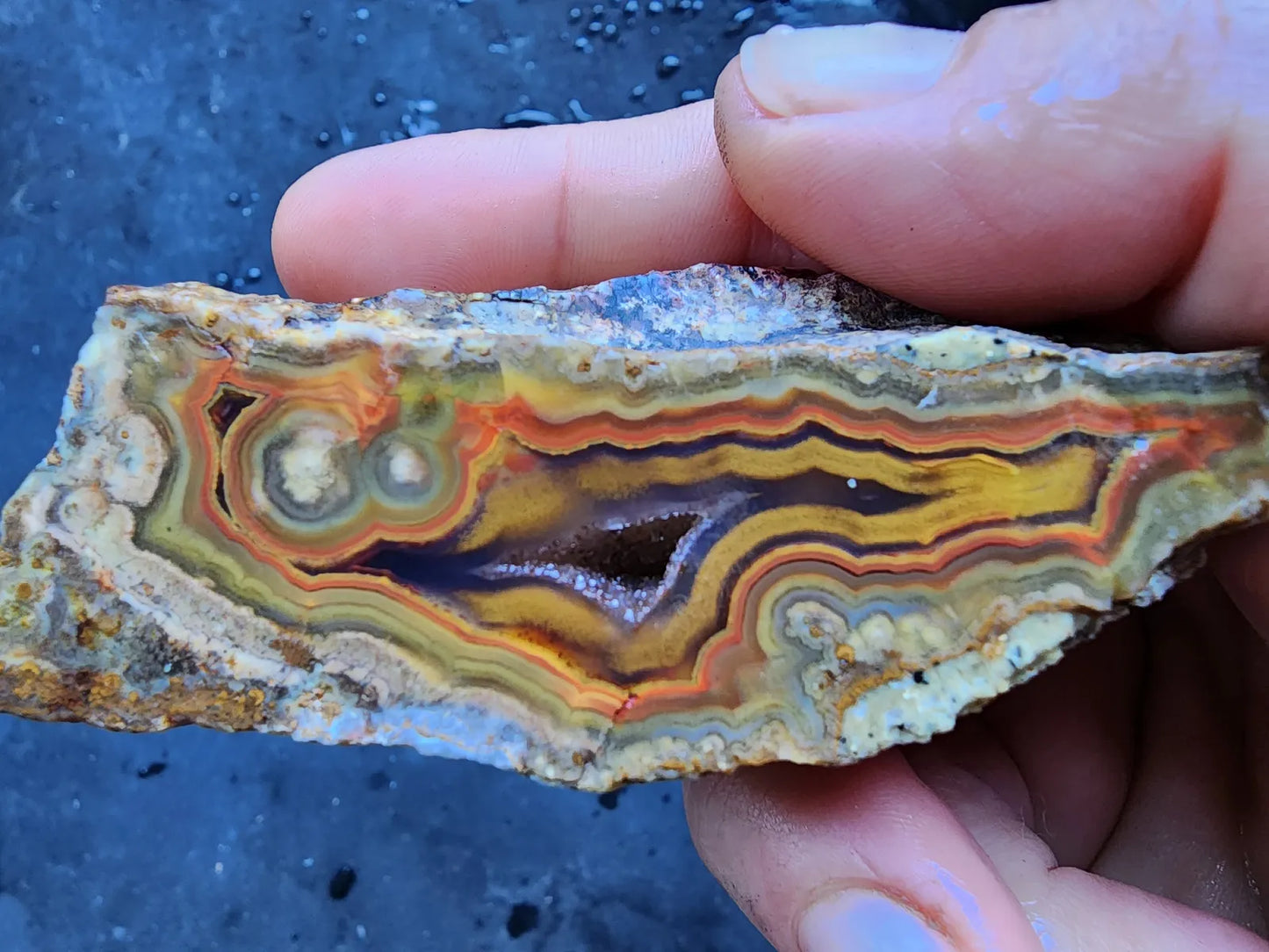 Colorful Druzy Agate
