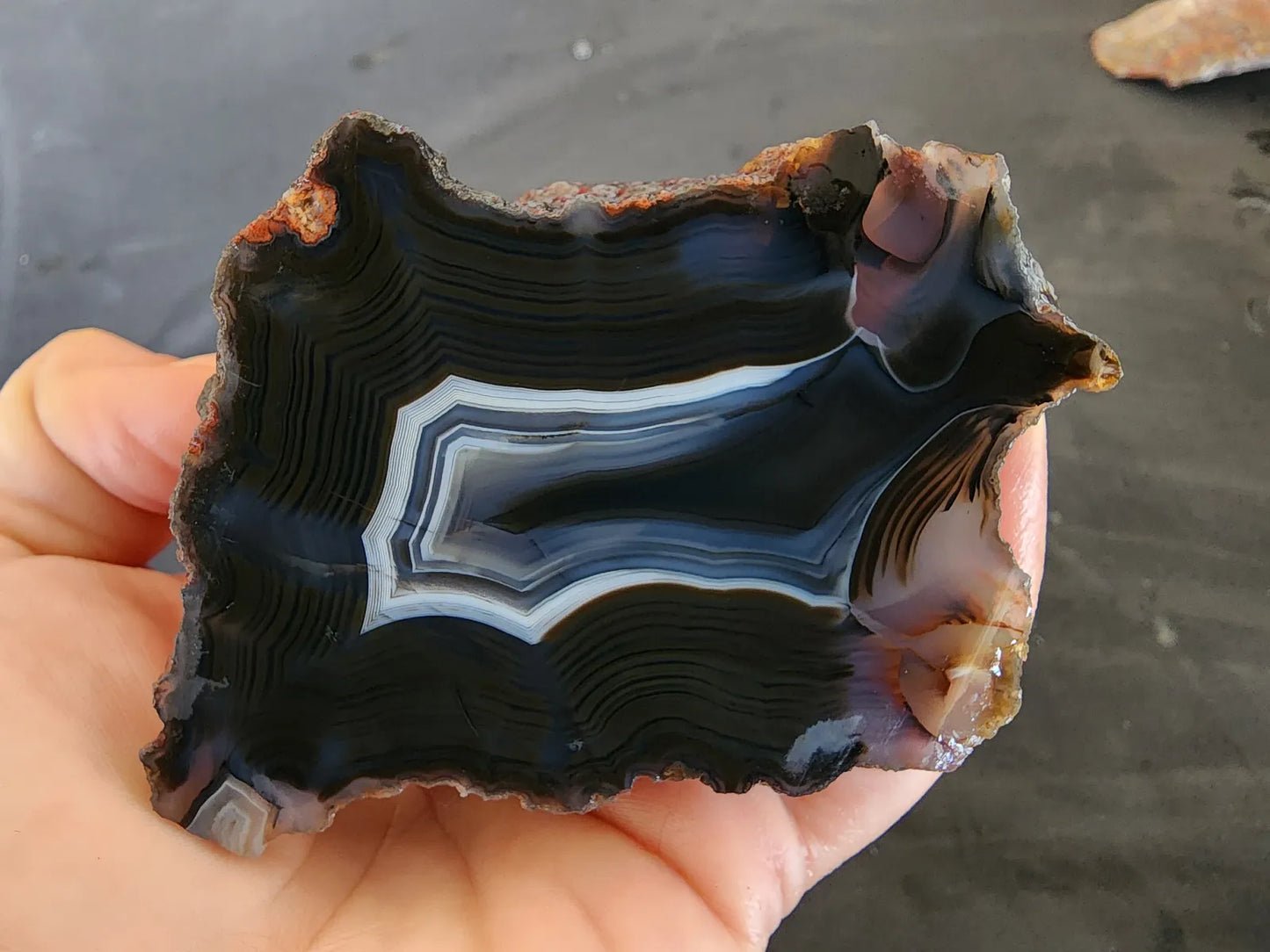 Black Banded Agate