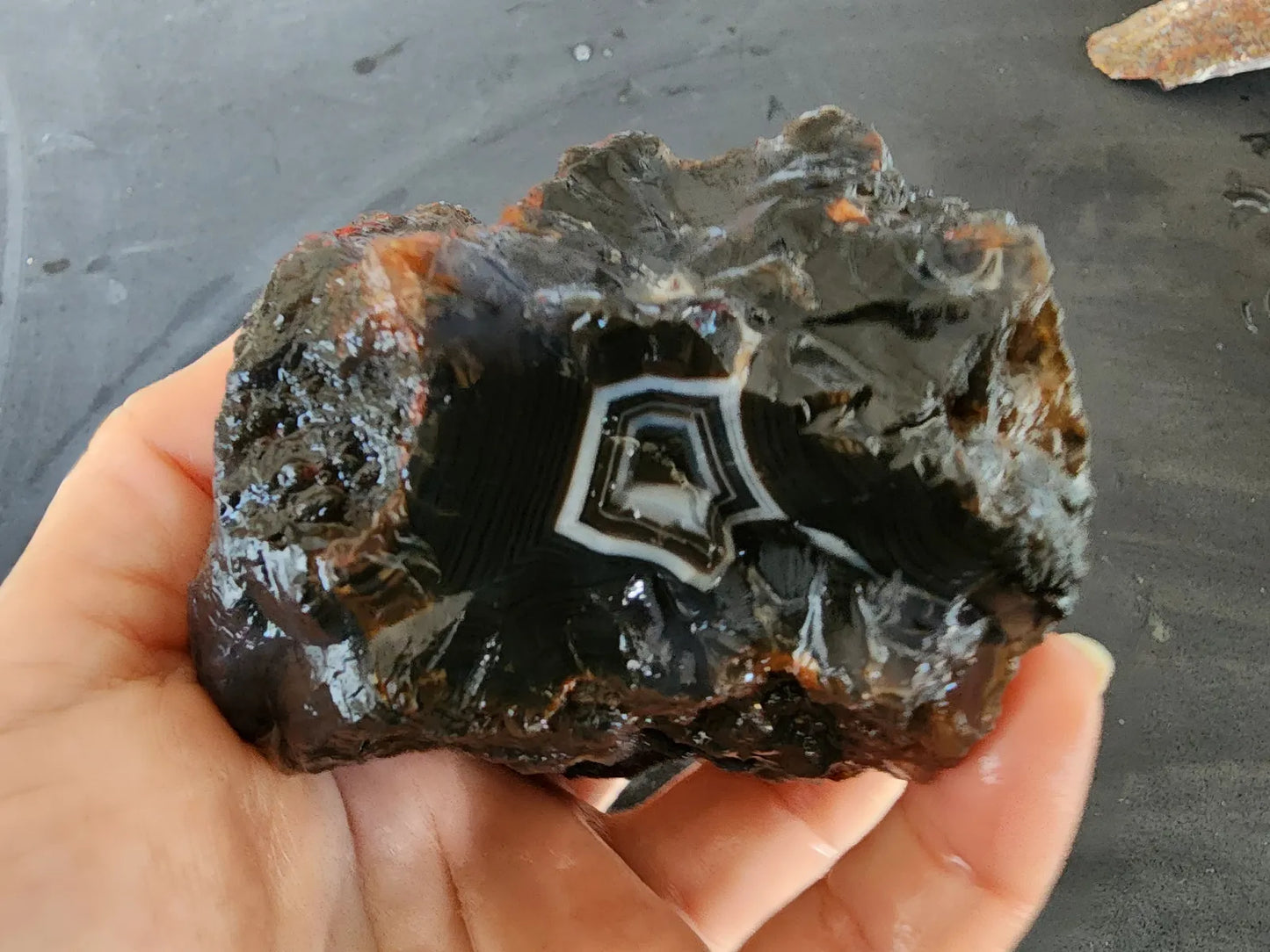 Black Banded Agate