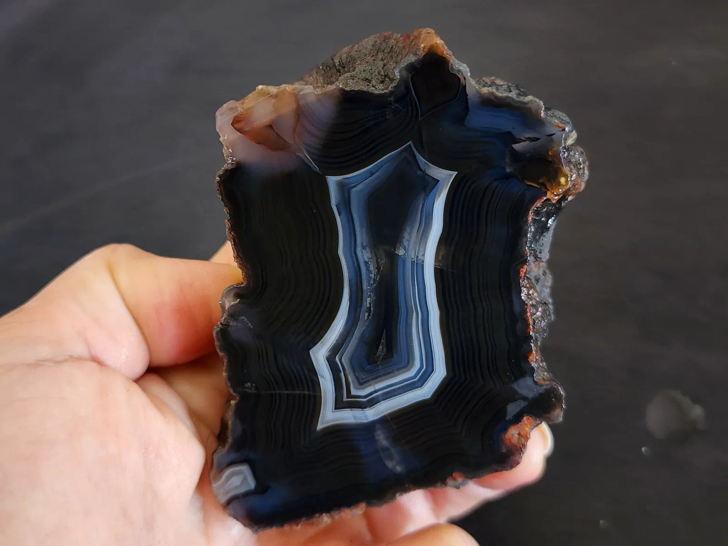 Black Banded Agate