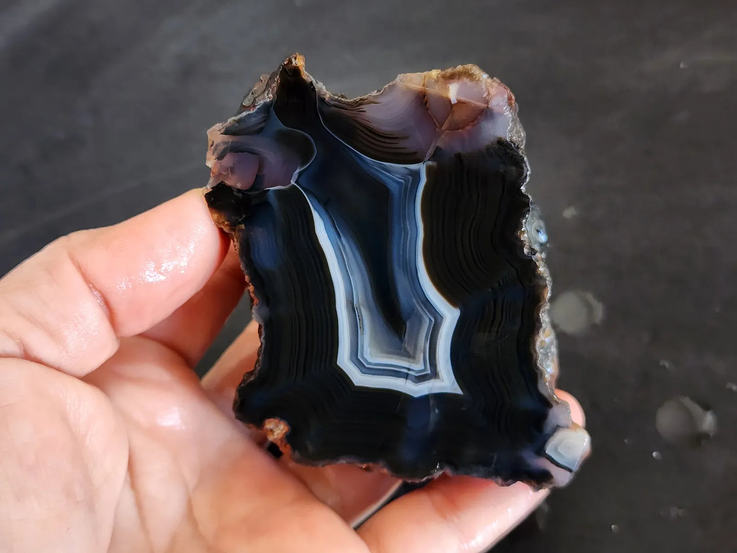 Black Banded Agate