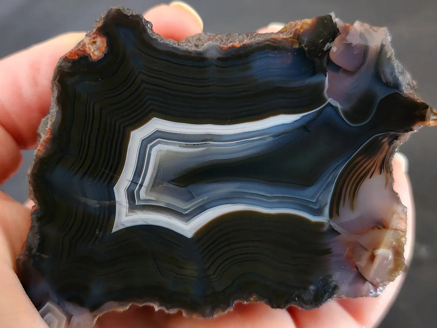 Black Banded Agate