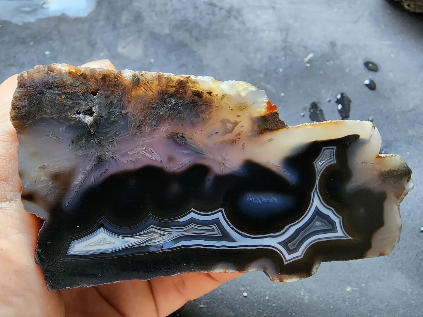 Black & White Agate
