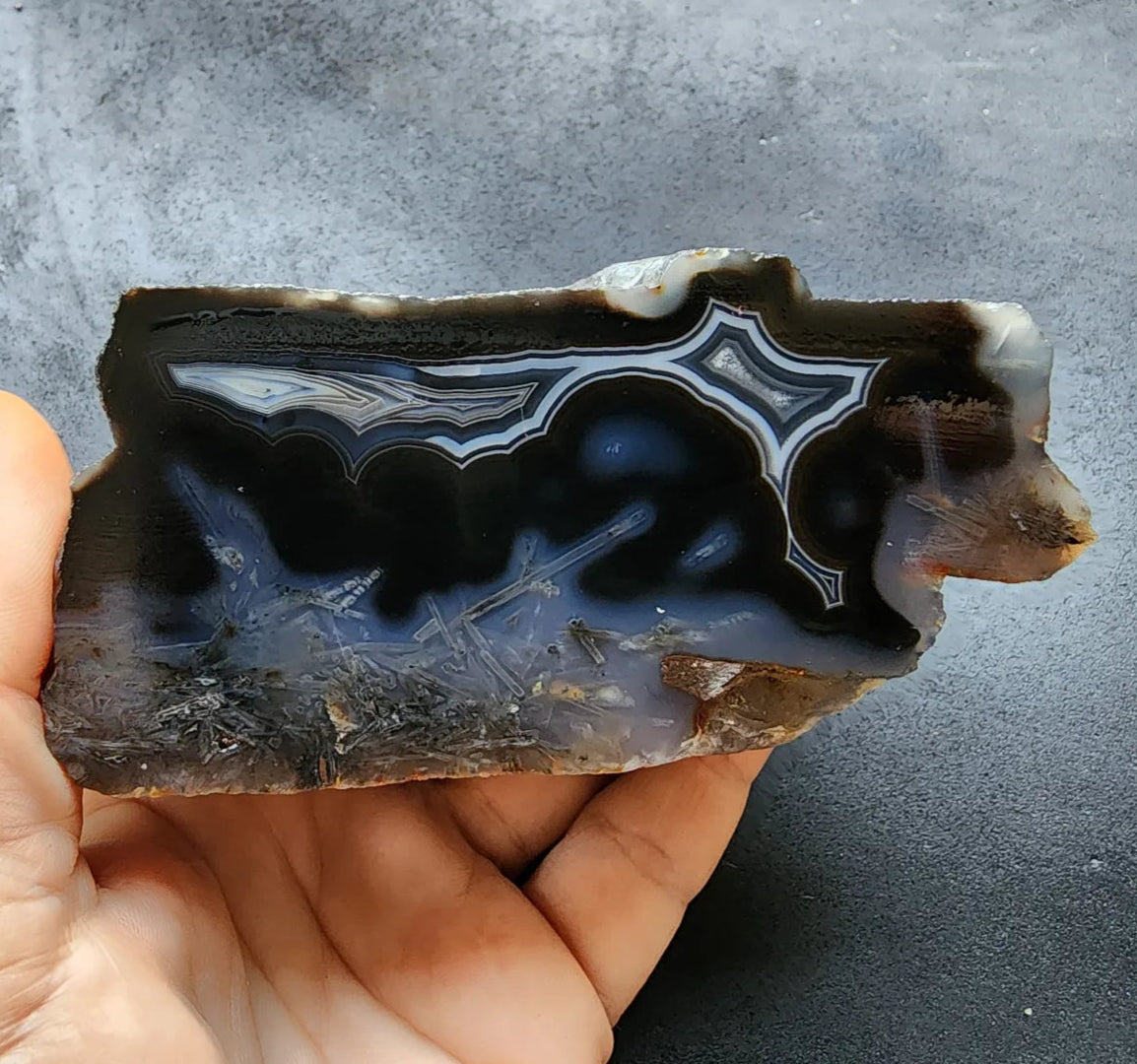 Black & White Agate