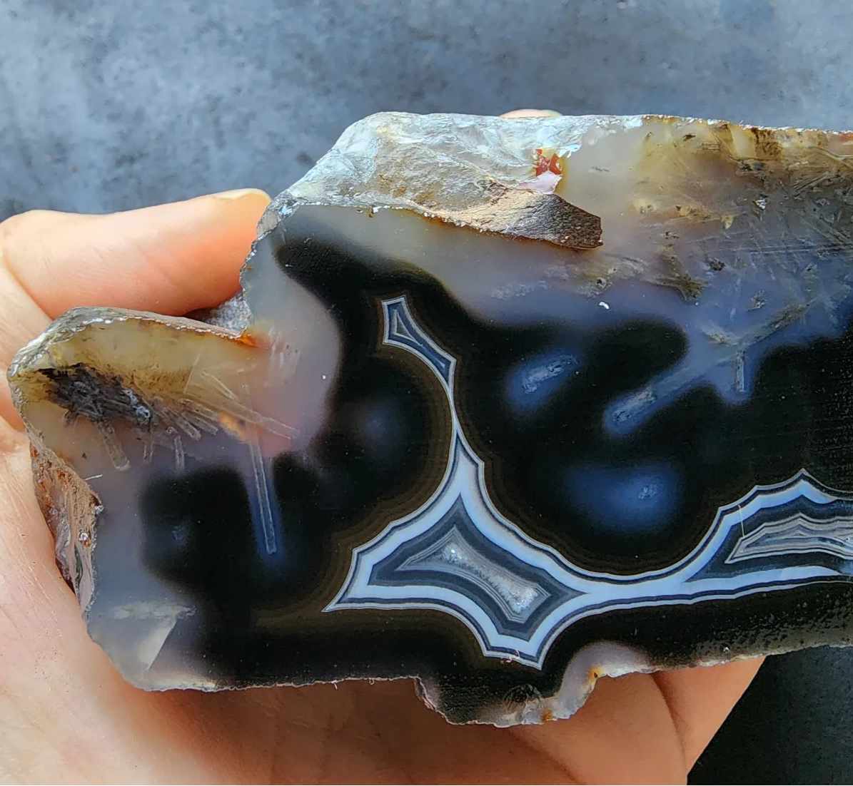 Black & White Agate
