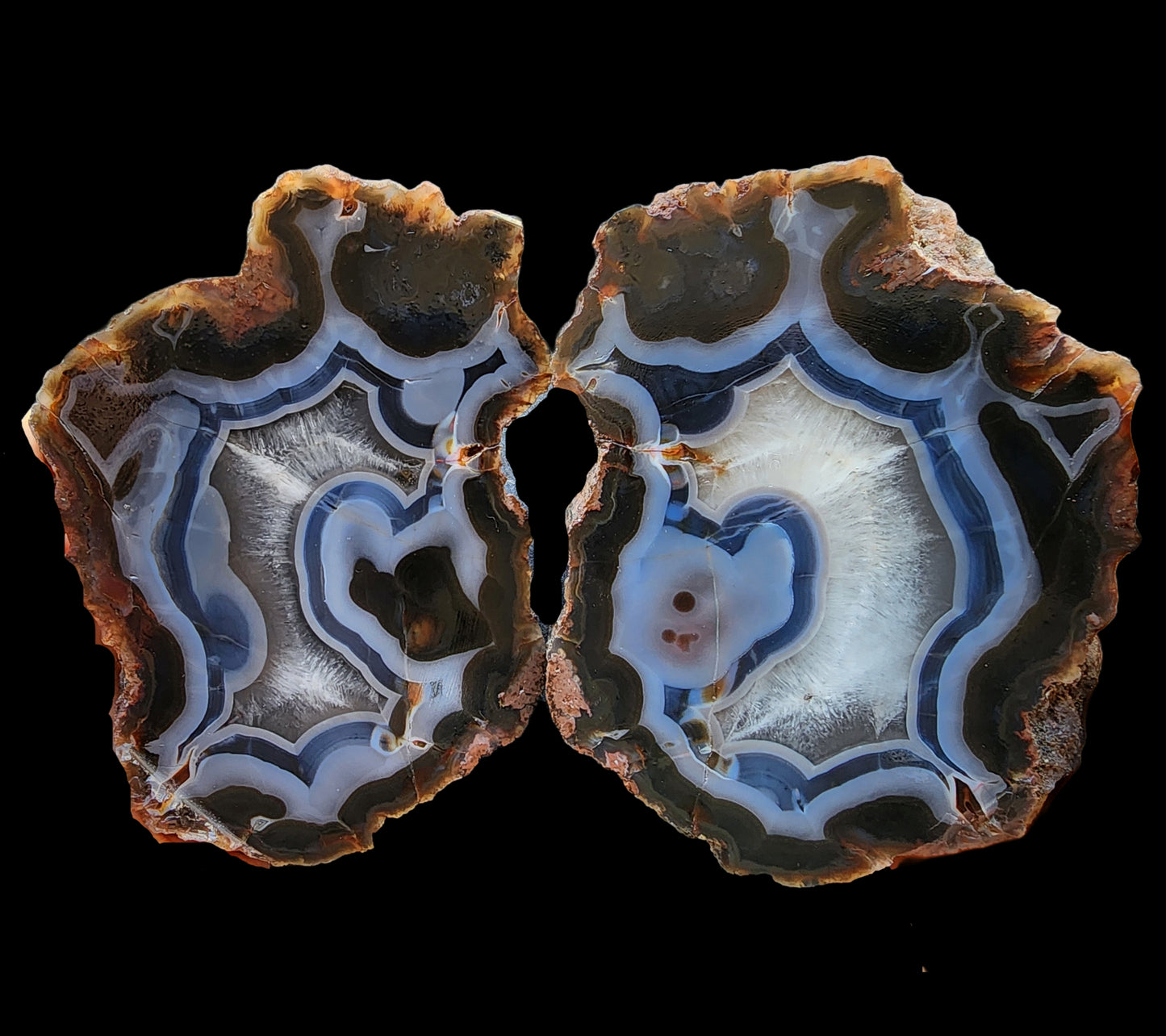 Blue Agate - Thunder Egg