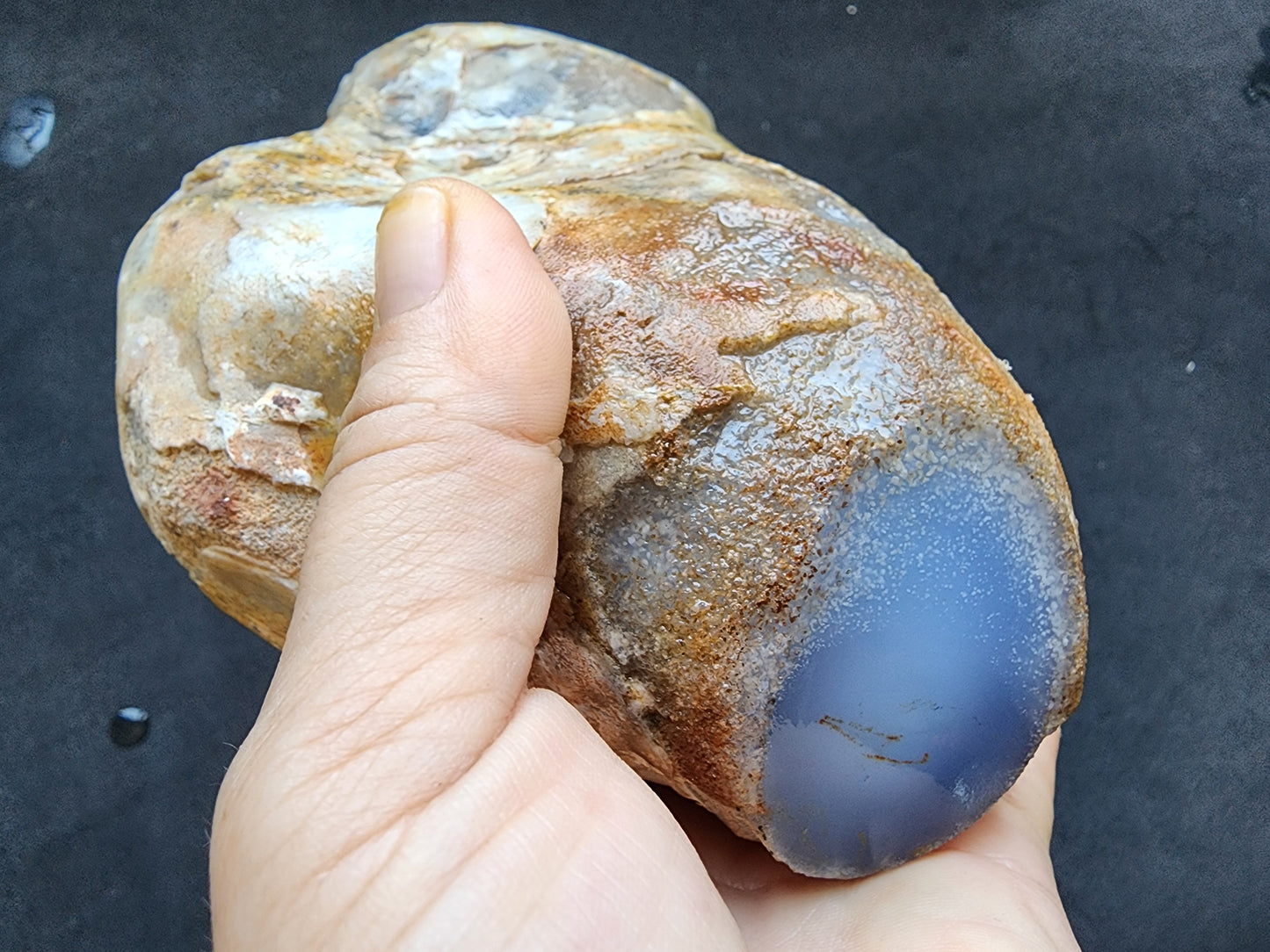 Raw Blue Chalcedony