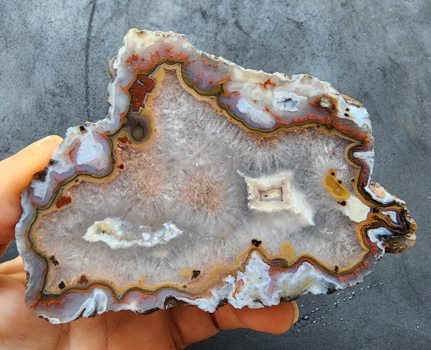 3D Floater Agate