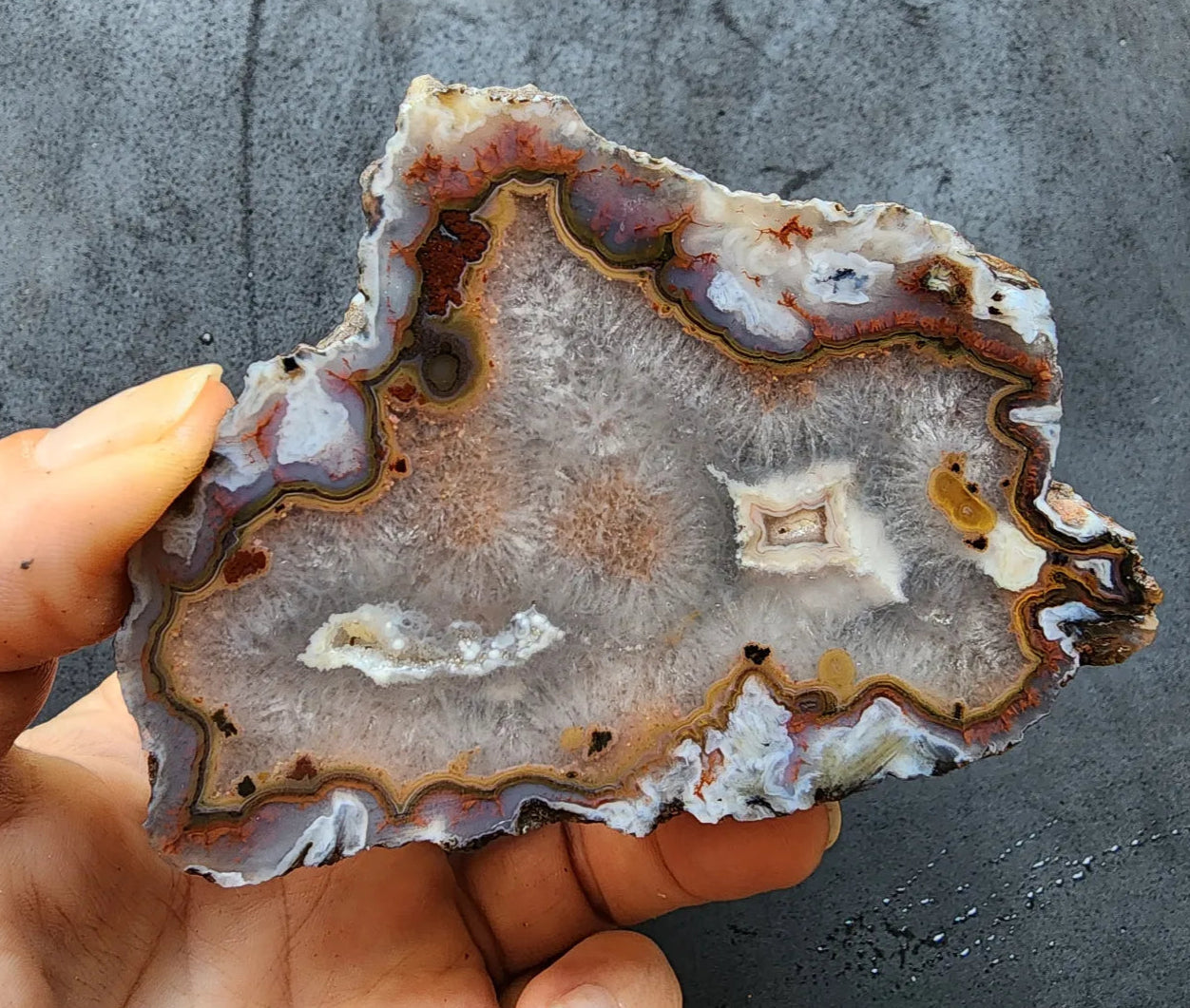 3D Floater Agate