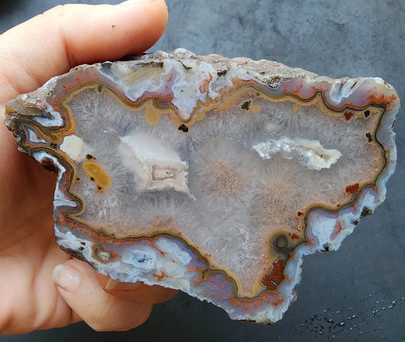 3D Floater Agate