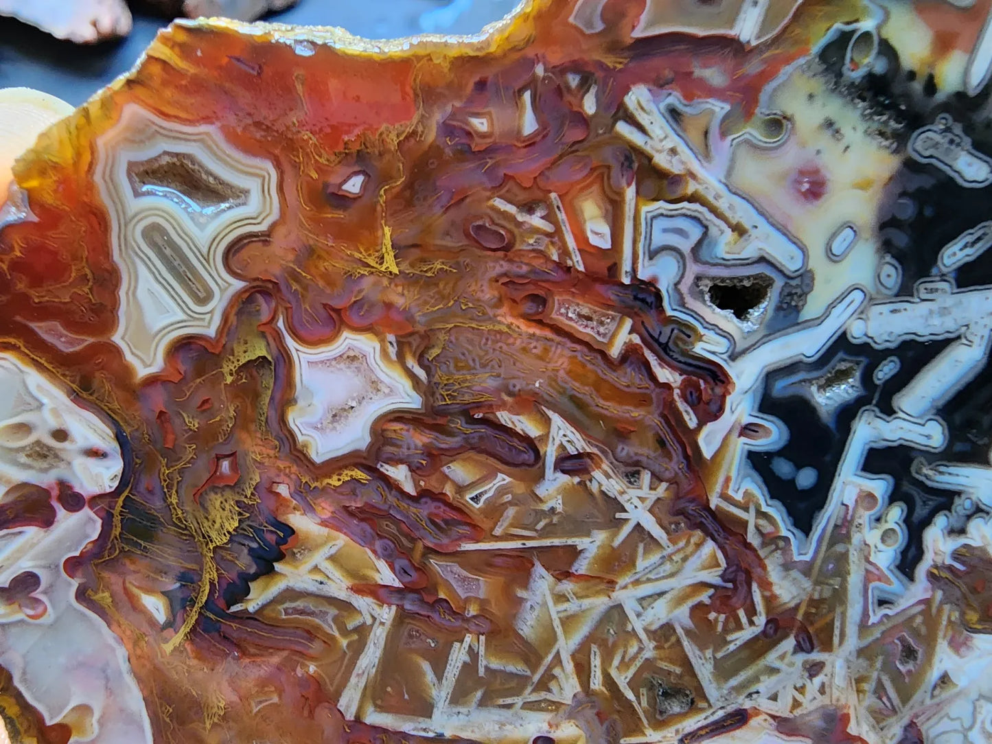 Abstract Agate Slice