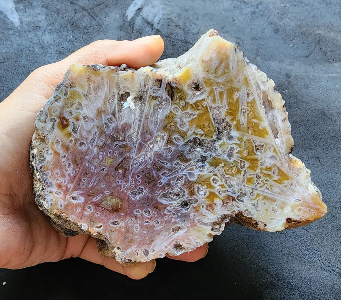 Yellow & Pink Agate