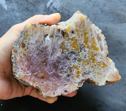 Yellow & Pink Agate