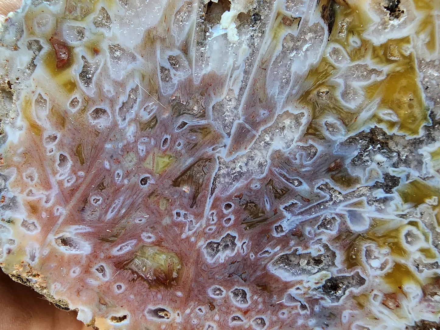 Yellow & Pink Agate