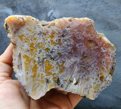 Yellow & Pink Agate