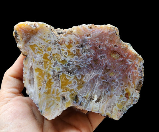 Yellow & Pink Agate